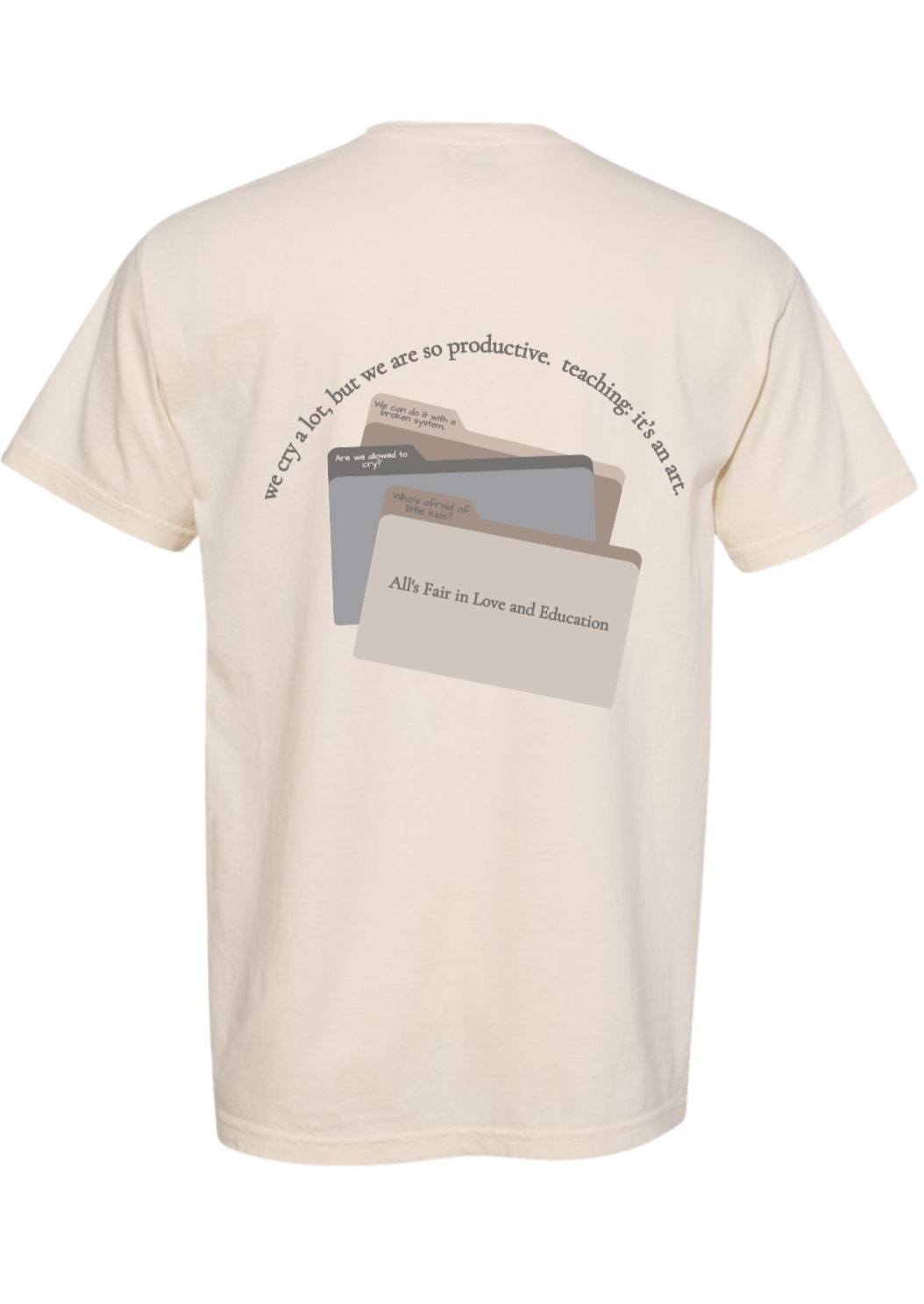 the tired teachers department t-shirt (files)